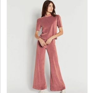 The Zephyra Flare Pants in Velour